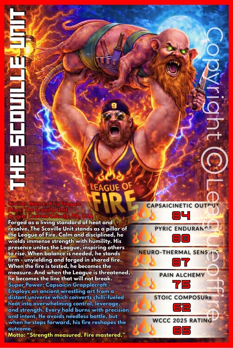League Of Fire Superheroes – LOF Top Champs™ 2025 Card Game - Image 5